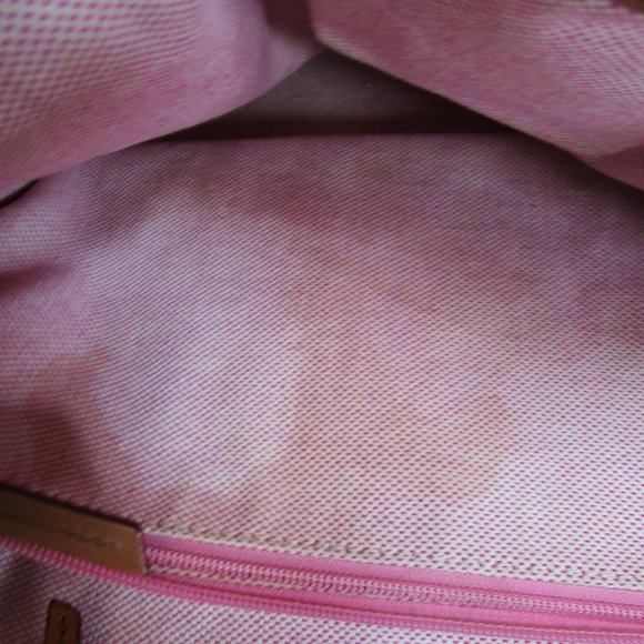 Dooney And Bourke Tote Bag Green Florentine Vachetta Leather Large - Picture 7 of 11